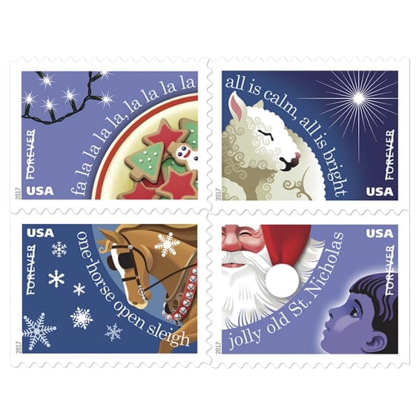 Christmas Carol Forever Stamps
