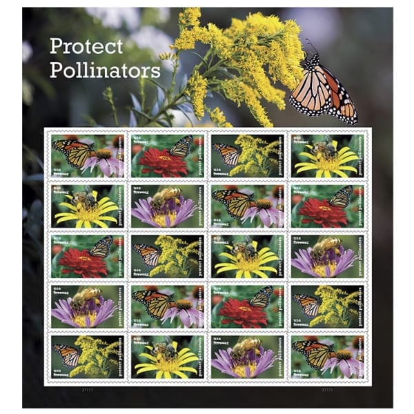 Protect Pollinators Forever Stamps