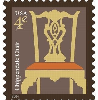 Chippendale Chair Postage Stamp