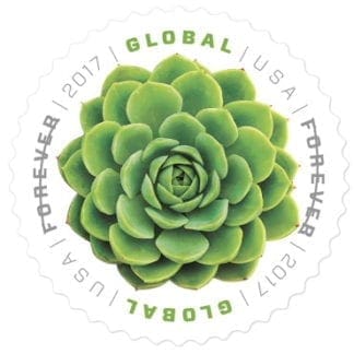 Global Green Succulent Forever Stamp