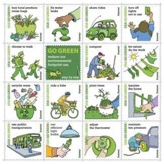 Go Green Forever Stamp
