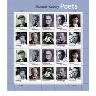 Twentieth-Century Poets Forever Stamps