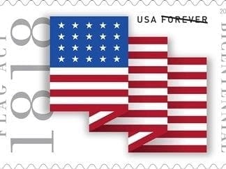 Flag Act Of 1818 Forever Stamps