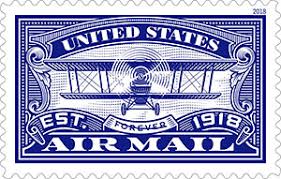 US Airmail Blue Forever Stamp