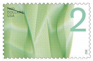 Waves Of Color $2 Stamp