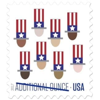 Uncle Sam's Hat Additional Ounce Stamp