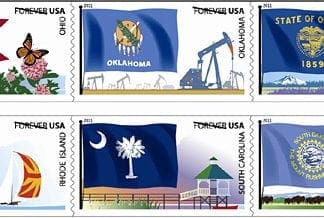 Flags Of Our Nation Set 5 Forever Stamps