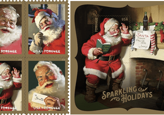 Sparkling Holidays Forever Stamps