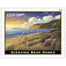 $24.70 Sleeping Bear Dunes Stamp