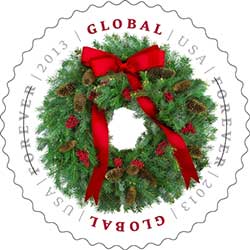 Evergreen Wreath Forever Stamp