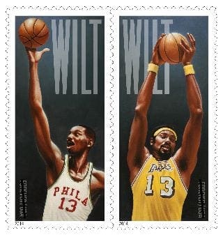Wilt Chamberlain Forever Stamp