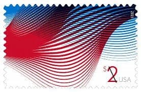 $2.00 Patriotic Waves (Sheet of 10)