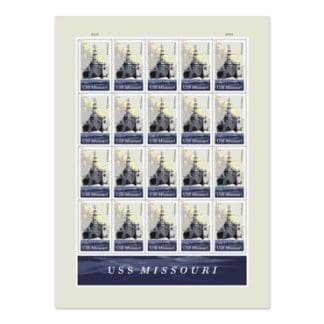 USS Missouri (Sheet Of 20)