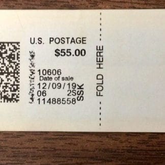 $55.00 Stamp (Use On Anything, Not Just Express)