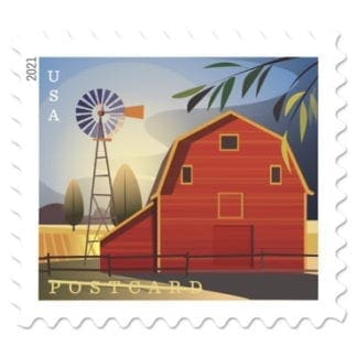 Barns Stamps Postcard Rate (Roll Of 100)