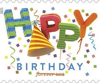 Happy Birthday (Sheet Of 20)