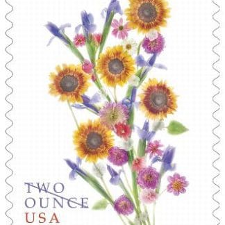 Sunflower Bouquet Two Ounce (Sheet Of 20)