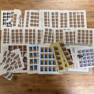 High Value Stamps Lot, Usable Condition ($660.75 Face Value)